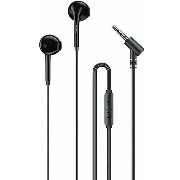 Awei PC7 In-ear Handsfree με Βύσμα 3.5mm Μαύρο