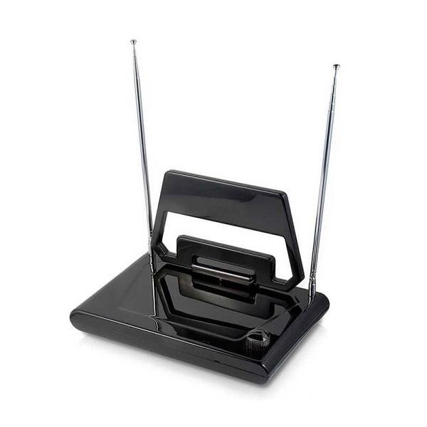 HDTV ψηφιακή κεραία YG-261 Εσωτερική Κεραία Τηλεόρασης (απαιτεί τροφοδοσία) σε Μαύρο Χρώμα Σύνδεση με Ομοαξονικό (Coaxial) Καλώδιο