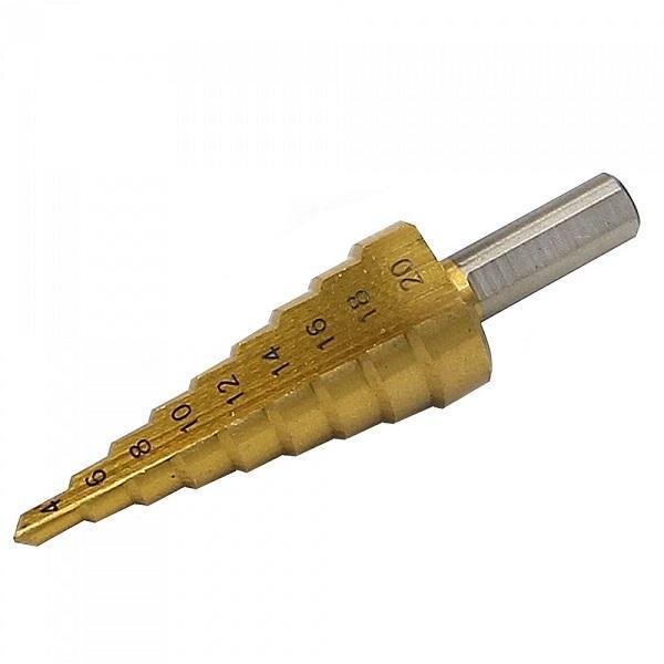 Κωνικό Τρυπάνι Τιτανίου με Εξάγωνο Στέλεχος για Μέταλλο Κωδικός: ee3245