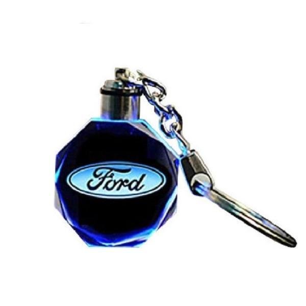 Ford Μπρελόκ 3D Ford Γυάλινο με Led