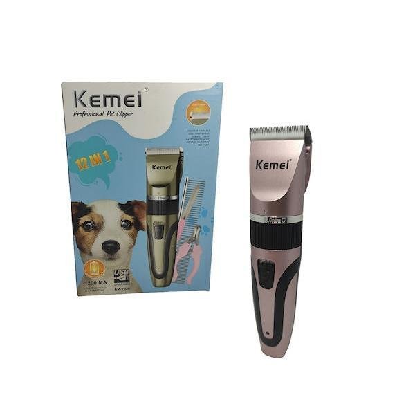 Kemei Κουρευτική Μηχανή Σκύλων Επαναφορτιζόμενη KM-1056