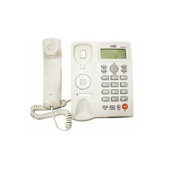 Ενσύρματο Τηλέφωνο Γραφείου Λευκό OHO-08CID