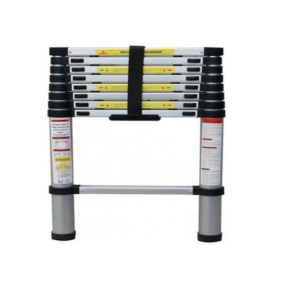 Τηλεσκοπική Σκάλα Αλουμινίου 10 Σκαλιών με Μέγιστο Ύψος 2.9m TL29