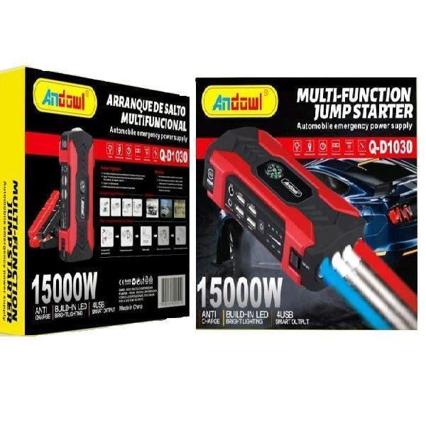 Εκκινητής Μπαταρίας Αυτοκινήτου Andowl 15000mAh Q-D1030