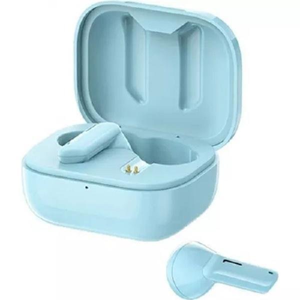 26 Awei T36 Earbud Bluetooth Handsfree Ακουστικά με Αντοχή στον Ιδρώτα και Θήκη Φόρτισης Μπλε