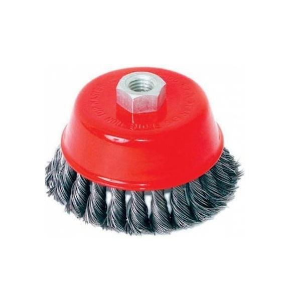 Goizper 791192 Συρματόβουρτσα Καμπάνα με Κοτσίδες για Γωνιακό Τροχό 75mm