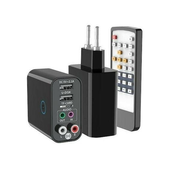 Andowl Κ16 Bluetooth 5.0 Receiver με θύρα εξόδου USB