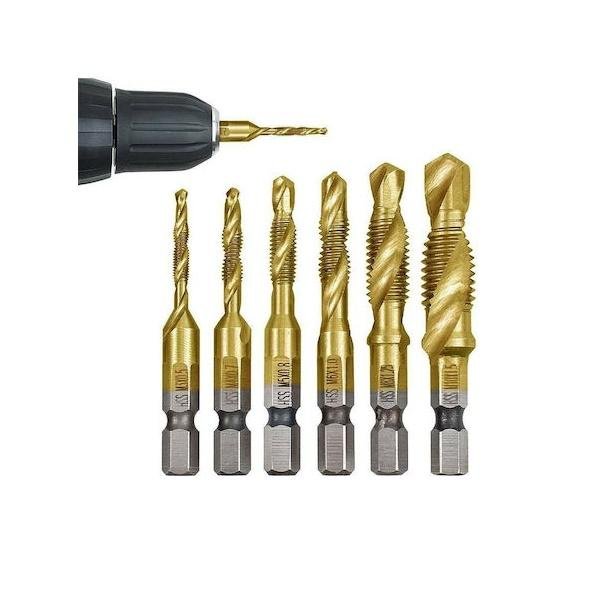 Τρυπανοκολαούζα Τιτανίου 6τμχ Z91159