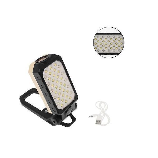 Επαναφορτιζόμενος Φακός LED Αδιάβροχος IP65 W598B