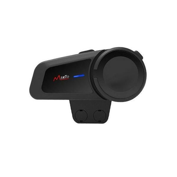 Ενδοεπικοινωνία Μονή για Κράνος Μηχανής με Bluetooth Maxto Maxto M2 Intercom