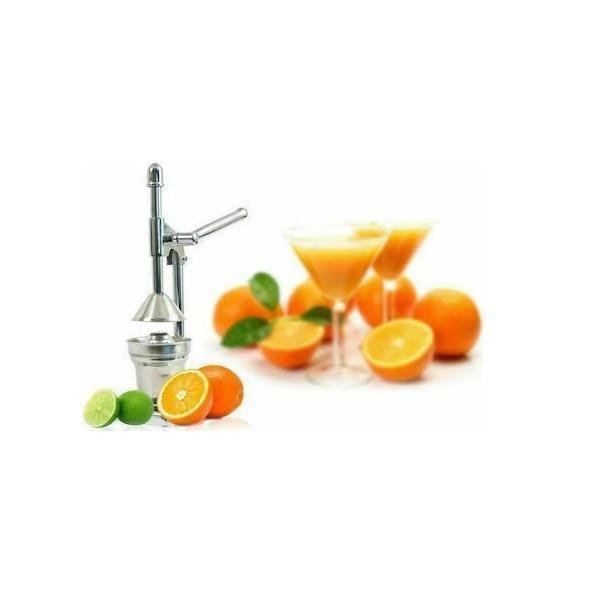 Επιτραπέζια Πρέσα Πορτοκαλιού από Μέταλλο σε Ασημί Χρώμα