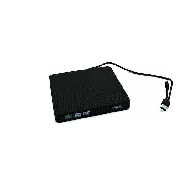 Εξωτερικός Οδηγός Εγγραφής/Ανάγνωσης DVD/CD για Desktop / Laptop Μαύρο Andowl Q-GF300