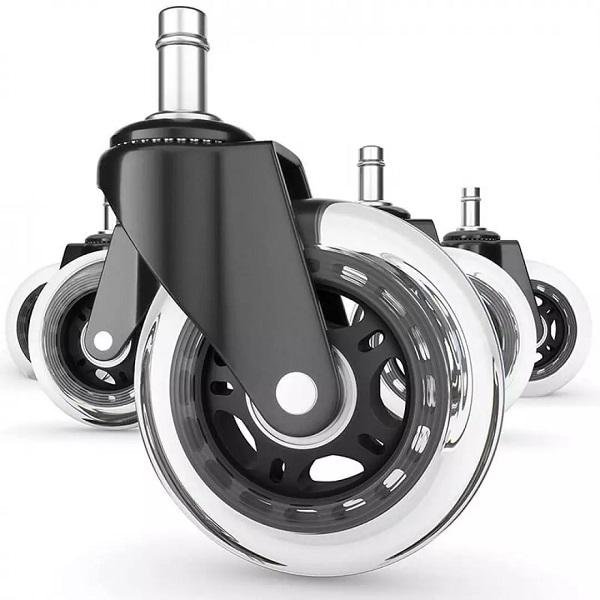 Ροδάκι Επίπλου από Μέταλλο Κατάλληλο για Καρέκλα,Σκαμπό σε Ασημί Χρώμα 3x3x3cm 5τμχ Κωδικός: 2245-01