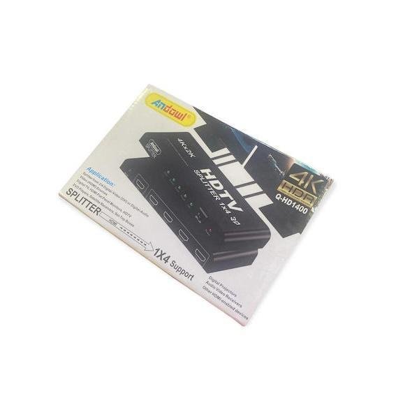 Andowl Q-HD1400 1x4 3D 4Kx2K HDMI Splitter