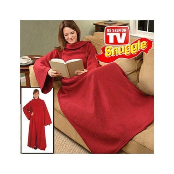 Κουβέρτα Με Μανίκια Fleece Snuggle Super Soft Κόκκινο  10831898
