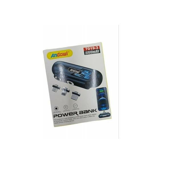13-3.jpg Andowl Mini 7019-3 Power Bank 5000mAh Μαύρο 7019-3