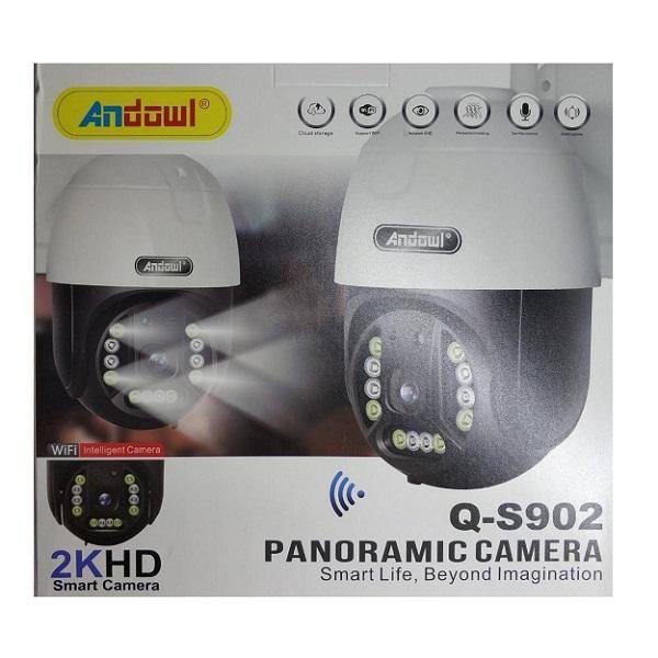 Πανοραμική εξωτερική κάμερα Andowl Q-S902 Wifi 2K HD Smart IP PTZ