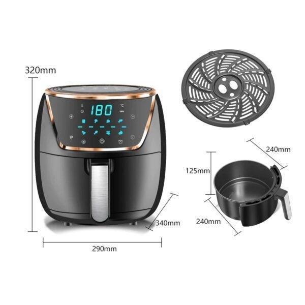 Ψηφιακή φριτέζα αέρα Q-G28 Digital Touch Air Fryer -7,5L 1500W Andowl