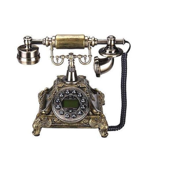 GB-25 Ενσύρματο Τηλέφωνο Ρετρό Χρυσό