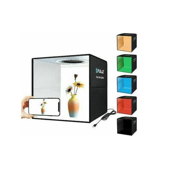 Puluz Photo Box PU5032B Φωτιζόμενο με Πολλαπλά Backround 30x30x30cm