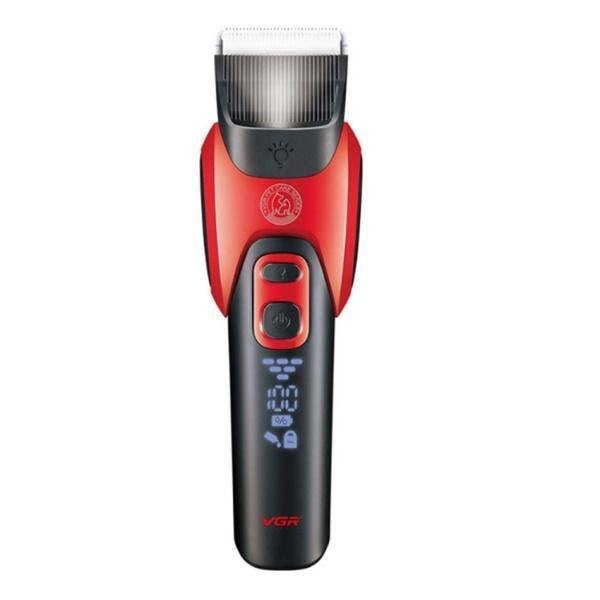VGR V-208 Professional Pet Barber Ηλεκτρική Κουρευτική Μηχανή (Κόκκινο)