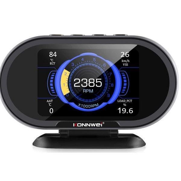 20210408143250_konnwei_smart_head_up_display_speed_monitoring_kw206.jpg Οθόνη ενδείξεων αυτοκινήτου – OBD2 – Konnwei – KW206 – 016508