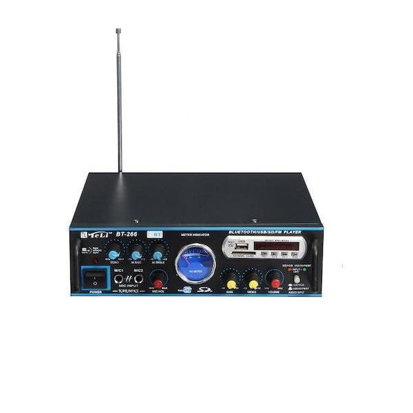 Ενισχυτής με λειτουργία Karaoke BT-266 σε Μαύρο Χρώμα