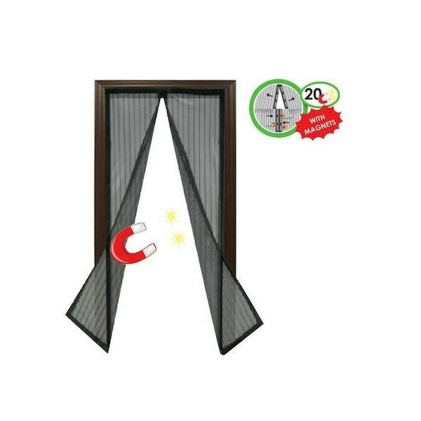 Σίτα Πόρτας Μαγνητική Μαύρη 220x90cm 28002DAC50BK