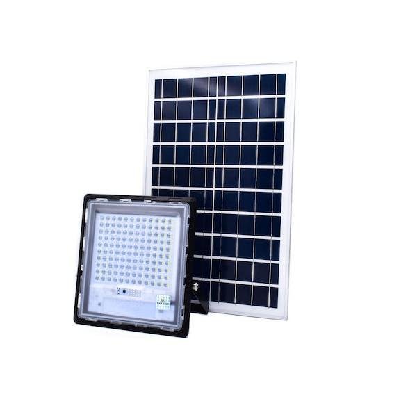 Στεγανός Ηλιακός Προβολέας IP67 Ισχύος 120W σε Μαύρο χρώμα JD-7120