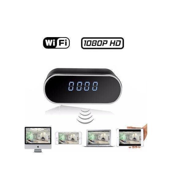 Κρυφή Κάμερα Παρακολούθησης με Υποδοχή για Κάρτα Μνήμης Ψηφιακό Ρολόι με WiFi SPY-011