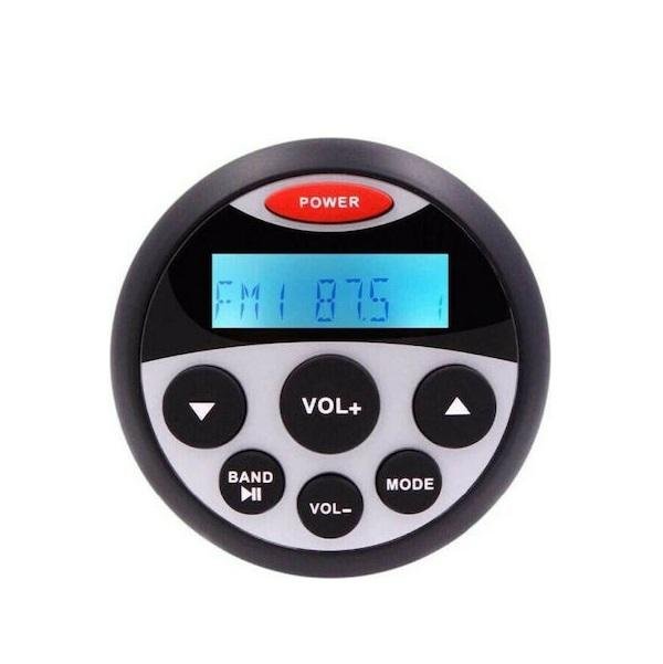 Ηχοσύστημα Σκάφους 4x40W Αδιάβροχο με AUX / USB / Bluetooth Μαύρο MP-804BT