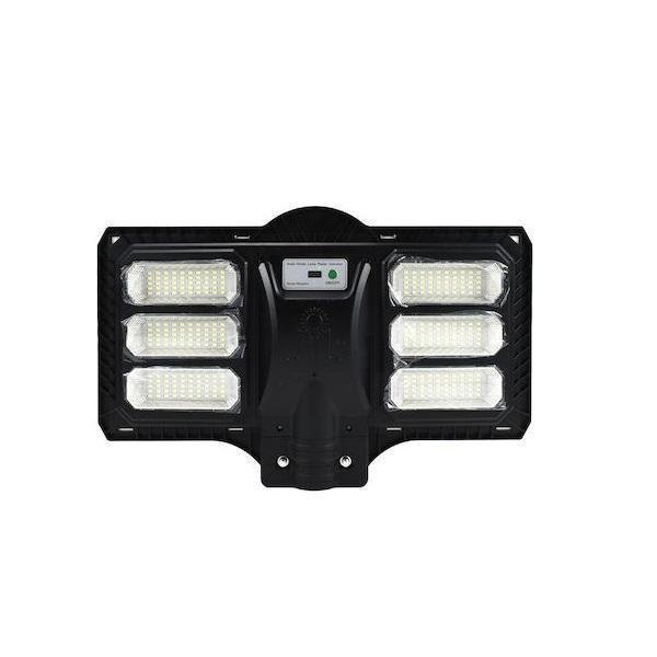 Ηλιακός Προβολέας 300LED 400W 120º IP65 με Μεταλλικό Κολωνάκι OEM - Μαύρο