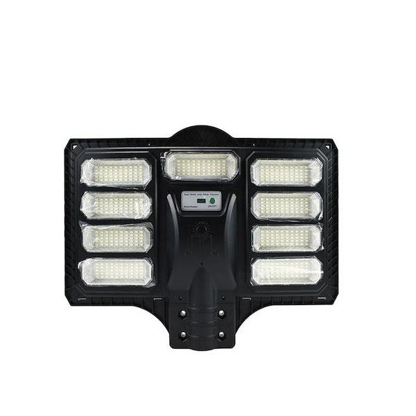 Ηλιακός Προβολέας 450LED 900W 120º IP65 με Μεταλλικό Κολωνάκι OEM - Μαύρο