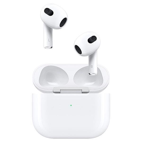 Pods 3 Earbud Bluetooth Handsfree Ακουστικά με Θήκη Φόρτισης Λευκά