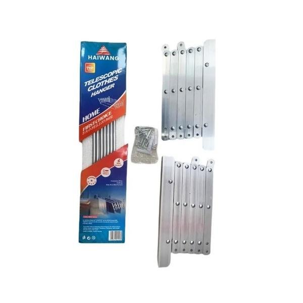 Haiwang Πτυσσόμενη Απλώστρα Βιδωτή από Αλουμίνιο 120x70cm