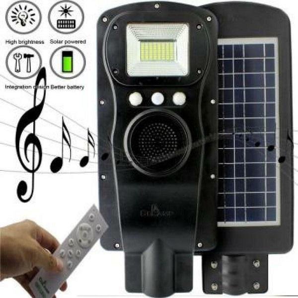 CCK.jpg Ηλιακό Φωτιστικό με Ανιχνευτή Κίνησης 60W & Bluetooth CCLAMP-181