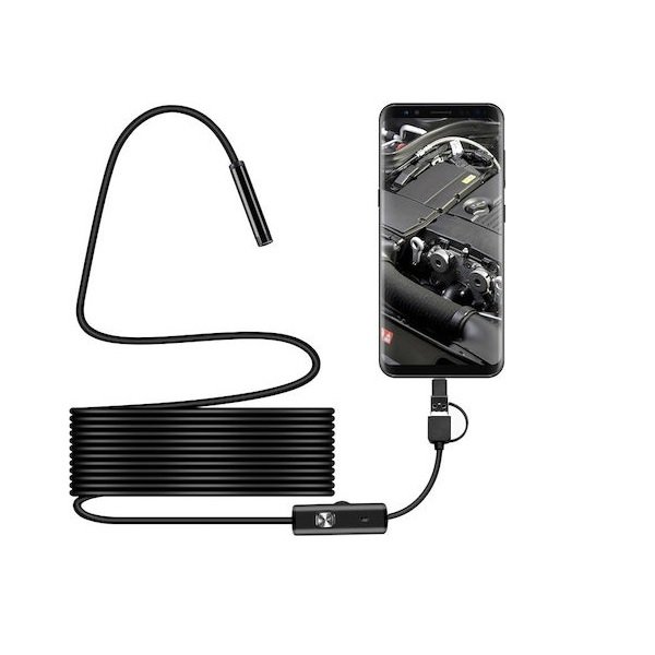 Andowl Q-NK65 Ενδοσκοπική Κάμερα για Κινητό με Ανάλυση 2560x1920 pixels και Καλώδιο 3.5m