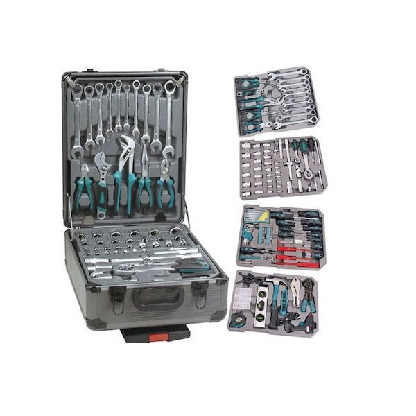 Επαγγελματική Βαλίτσα Εργαλείων KRAFTMATE με Γερμαπολύγωνα με Καστάνια – Σετ 186 τμχ 14913512