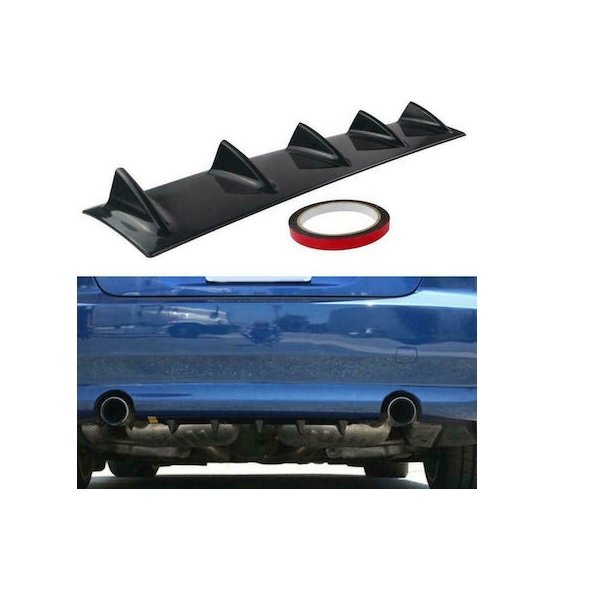 Diffuser Αυτοκινήτου Πίσω Διαχύτης για Προφυλακτήρα Τύπου Shark με 5 Πτερύγια Universal 53883