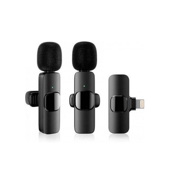 Apexel Ασύρματο Μικρόφωνο K9 Lightning Set Επαφής