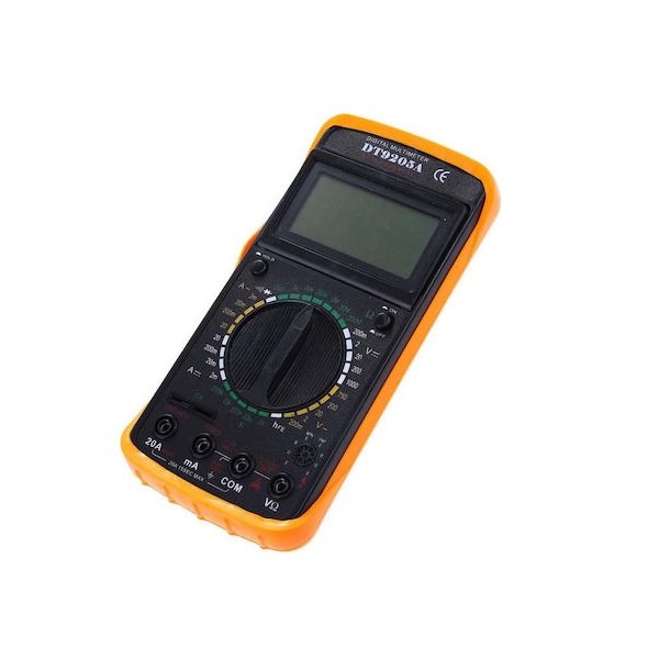Ψηφιακό Πολύμετρο True RMS με Buzzer με Μέτρηση AC / DC / Αντίστασης DT-9205A