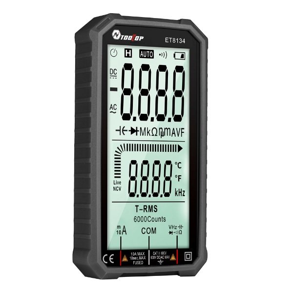 Ψηφιακό Πολύμετρο με Μέτρηση AC / DC / Αντίστασης / Χωρητικότητας / Θερμοκρασίας ET8134