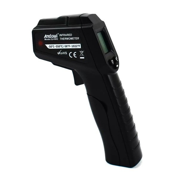 Andowl Q-HW2 Θερμόμετρο Υπερύθρων για Θερμοκρασίες από -50°C έως 550°C με Αναλογία Απόστασης 12:1  42308272