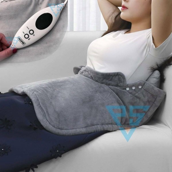 Hoomei Ηλεκτρική Θερμοφόρα Αυχένα-Ώμων Γκρι 47x53εκ.  HM-8760