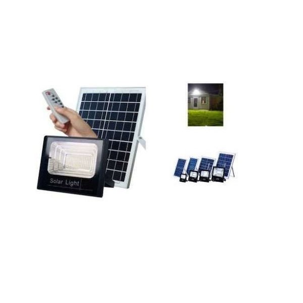 15 Ηλιακός προβολέας LED με πάνελ & τηλεχειριστήριο 6500Κ 300W 47339898