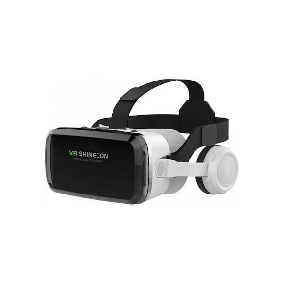 VR Shinecon G04BC γυαλιά εικονικής πραγματικότητας με ενσωματωμένα ακουστικά για κινητά από 4.7" έως 6.3"