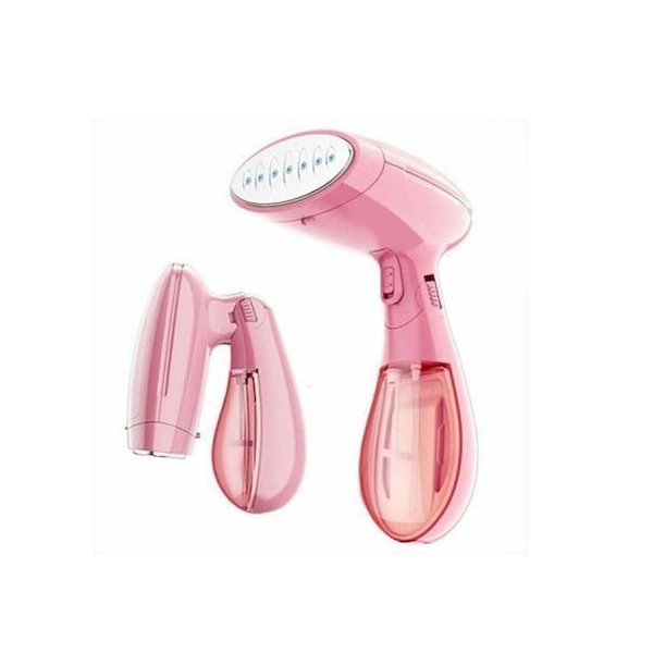 25 Sokany SK-3060 Ατμοκαθαριστής Ρούχων Χειρός 1500W με Δοχείο 130ml Ροζ