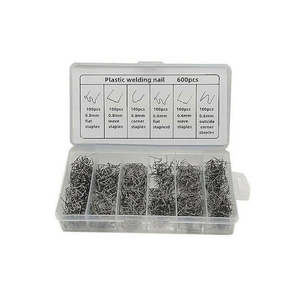 Σύρματα Συγκόλλησης Πλαστικών 0.6 mm 0.8 mm 600 τεμάχια ForHome 050190