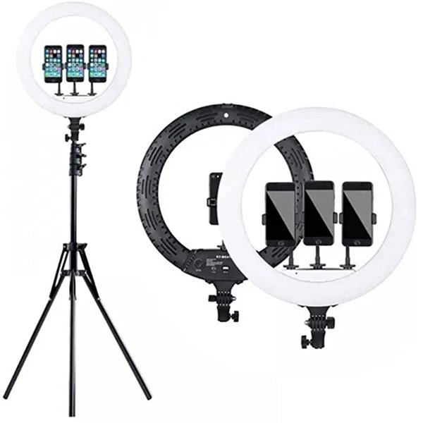 Ring Light CXB-460 43cm 3200-5800K με Τρίποδο Δαπέδου και Βάση για Κινητό  26162623