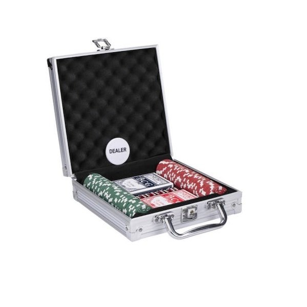 Aria Trade Σετ 100 Μάρκες Poker σε Βαλίτσα με 2 Τράπουλες 40057918